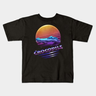 Cyberpunk Crocodile Kids T-Shirt